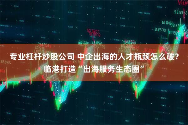 专业杠杆炒股公司 中企出海的人才瓶颈怎么破？临港打造“出海服务生态圈”